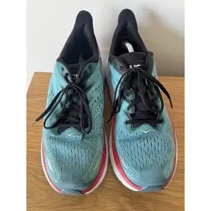 Hoka One One Clifton 8 Men’s Size 10 2E Teal/aqua Running Shoes 1121374 RTAR HOKA Men main image 4